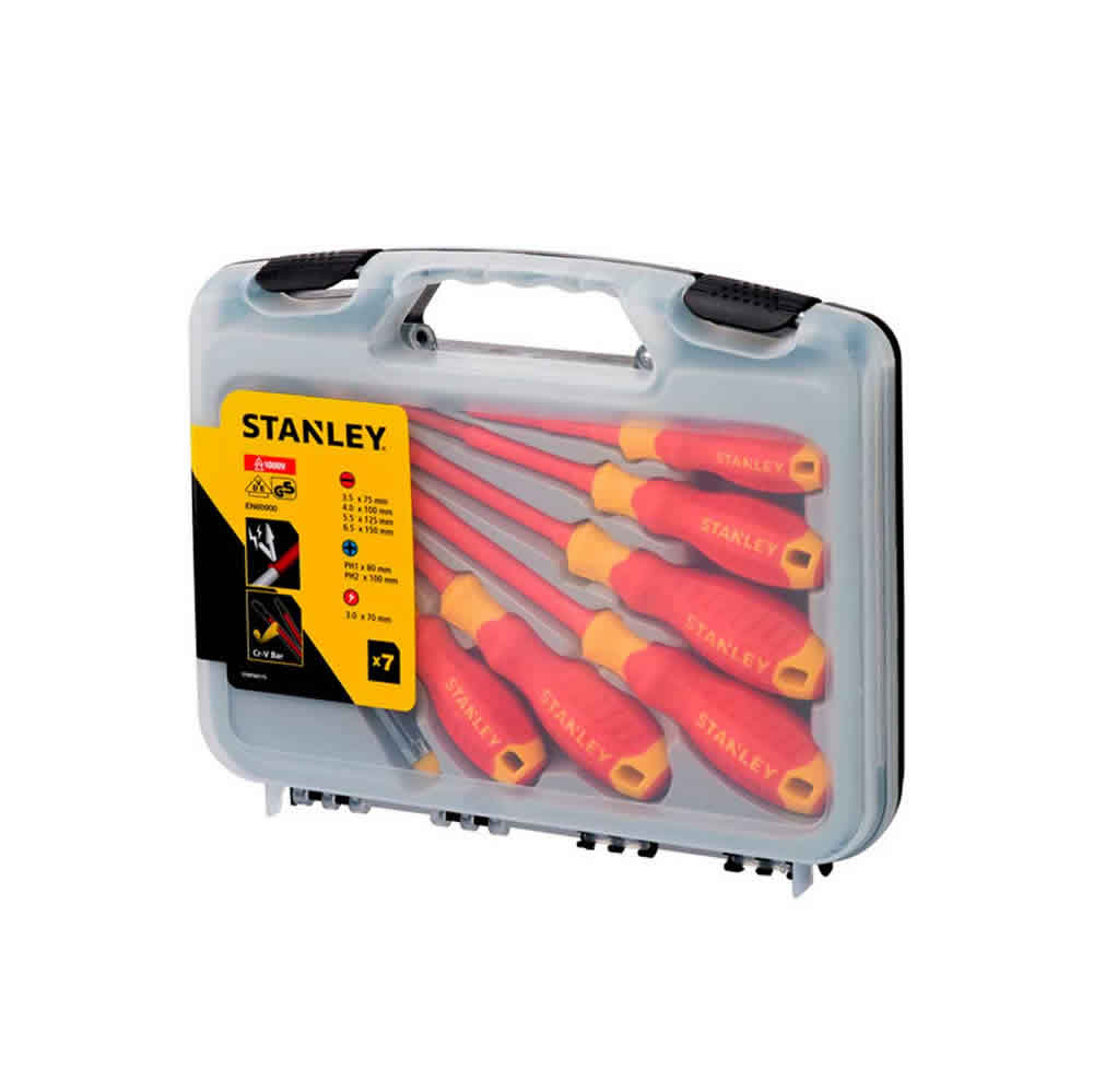 Stanley juegos destornilladores aislados maxsteel STMT-60175-LA
