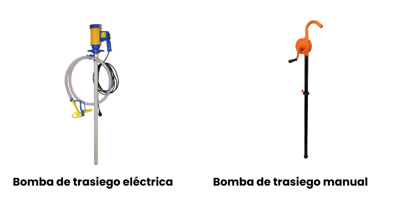Bombas de trasiego electrica y Manual