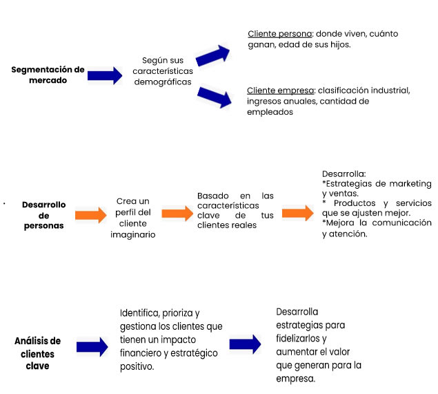 Segmentacion mercado desarrollo personas analisis clientes