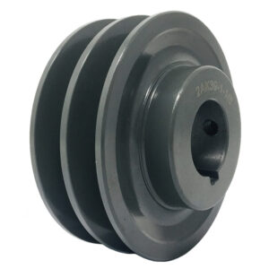 Polea de hierro A fundición doble- 3.50 - 3.75 X 1 - 1.8 - 2AK39
